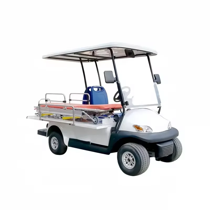 High Quality Mini Ambulance Vehicle Electric Special Transportation 48V 2 Seat Electric Ambulance for Sale