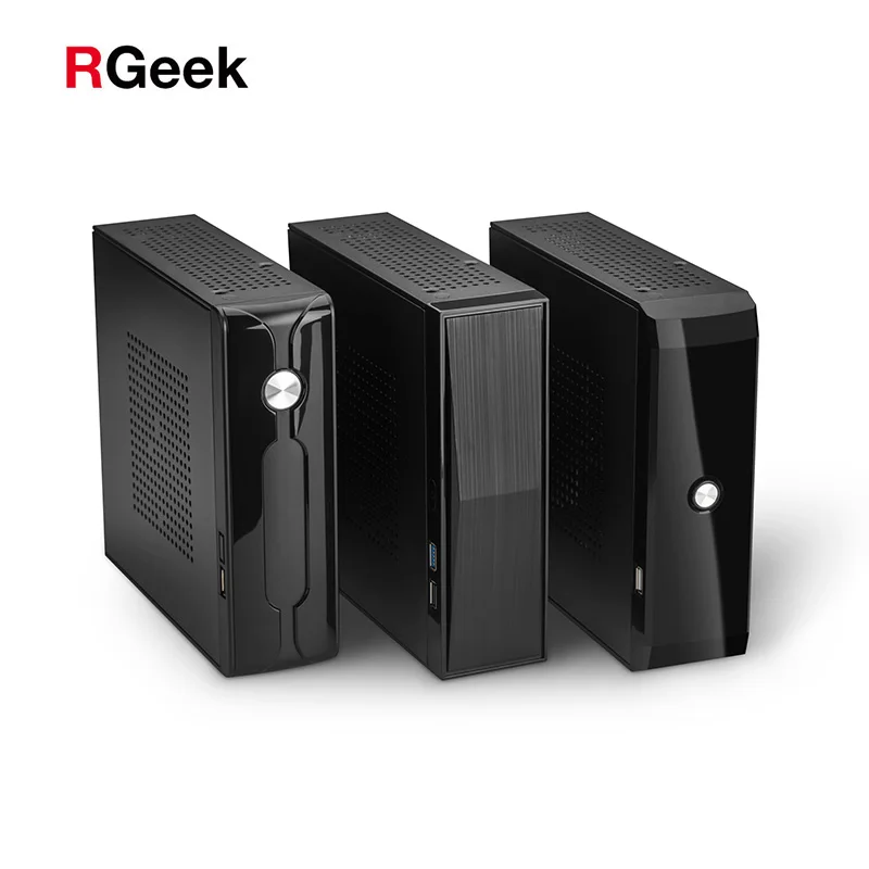 RGeek C01 OEM ODM SECC Cheap Custom Fanless Computer Comput HTPC Mini ITX PC Chassis Tower Case