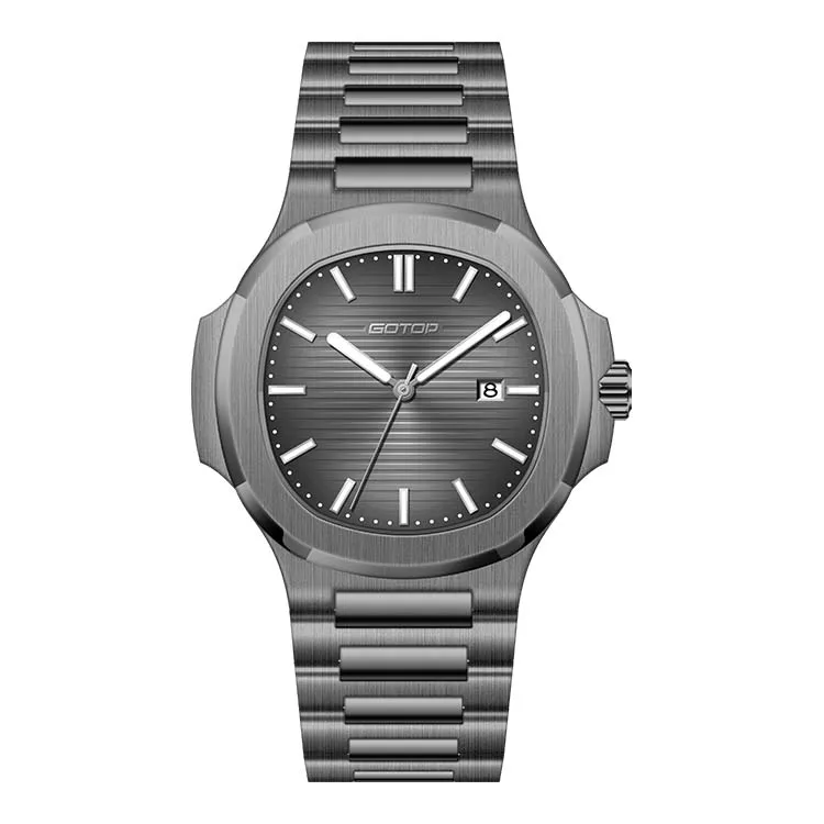 Custom ODM OEM Luxury Mens Watches High Quality Stainless Steel Fashionable Quartz Waterproof