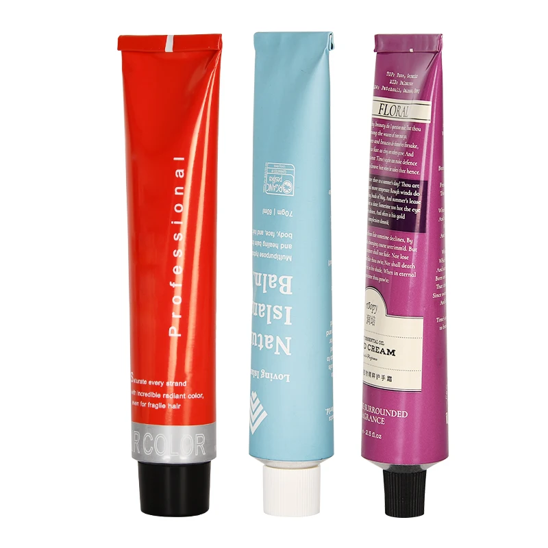 60ml Empty Body Lotion Laminated Tube Plastic Aluminum Tube Cosmetic Tube Large Plastic Offset Printing Hair Cream Tooth Care