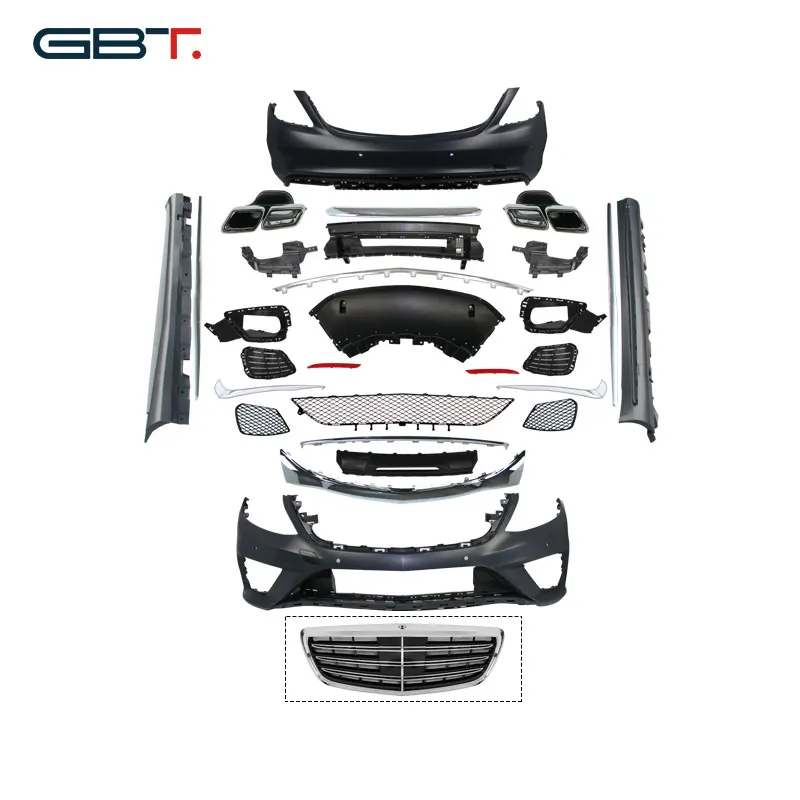 GBT - Fast Shipping car tuning parts mercedes w222 Bodykit s63 style for mercedes benz s class upgrade kits s350