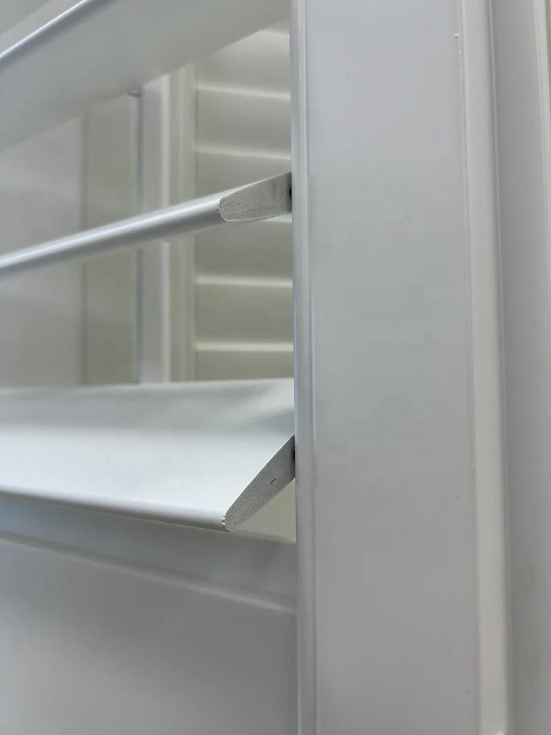 Adjustable California  Wooden Window Plantation Shutters Simple Style Durable Shutters PVC Shutters for window