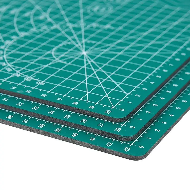 Custom LOGO Size Self Healing Cutting Mat A2 A3 A4 A5 Double Sided DIY Craft Green PVC Cutting Mat