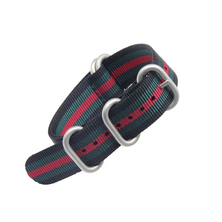 Регулируемый ремешок от производителя Zulu, нейлоновый тканевый ремешок для часов, ремешок для наручных часов