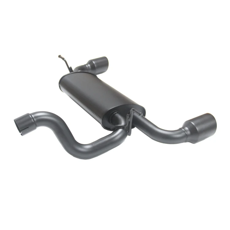 Car exterior tailpipe 100% tested steel iron exhaust pipe For Jeep Wrangler JL 2018-2022