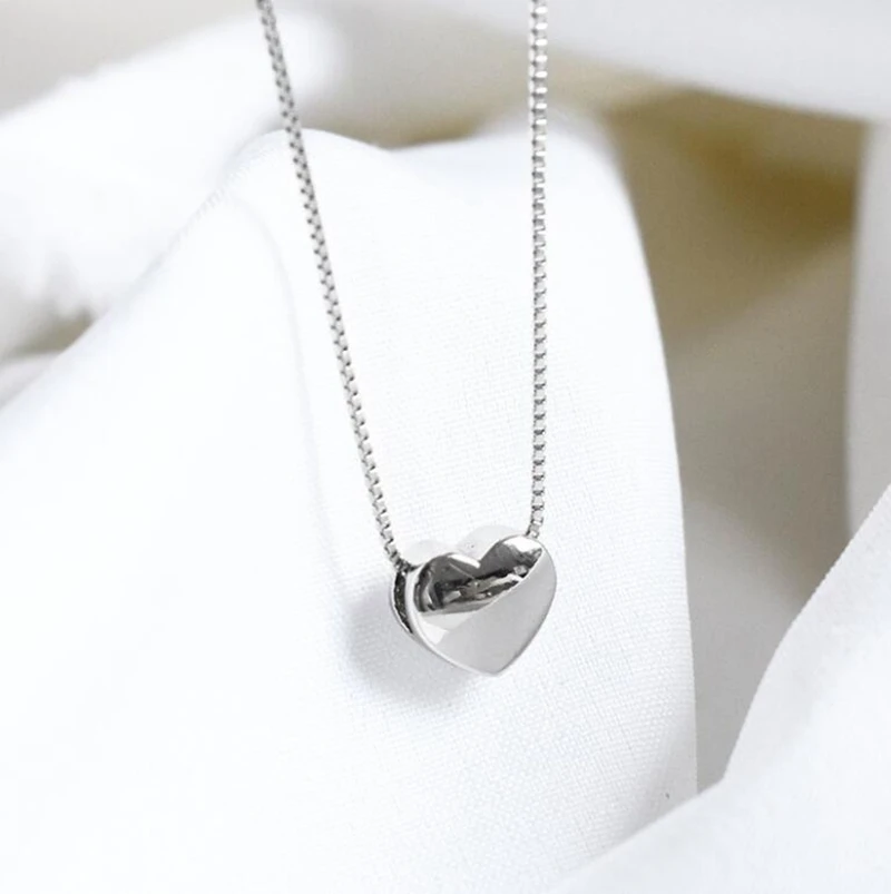 
Dreamtop DTS060 love heart jewellery 925 sterling silver fashion women necklace 