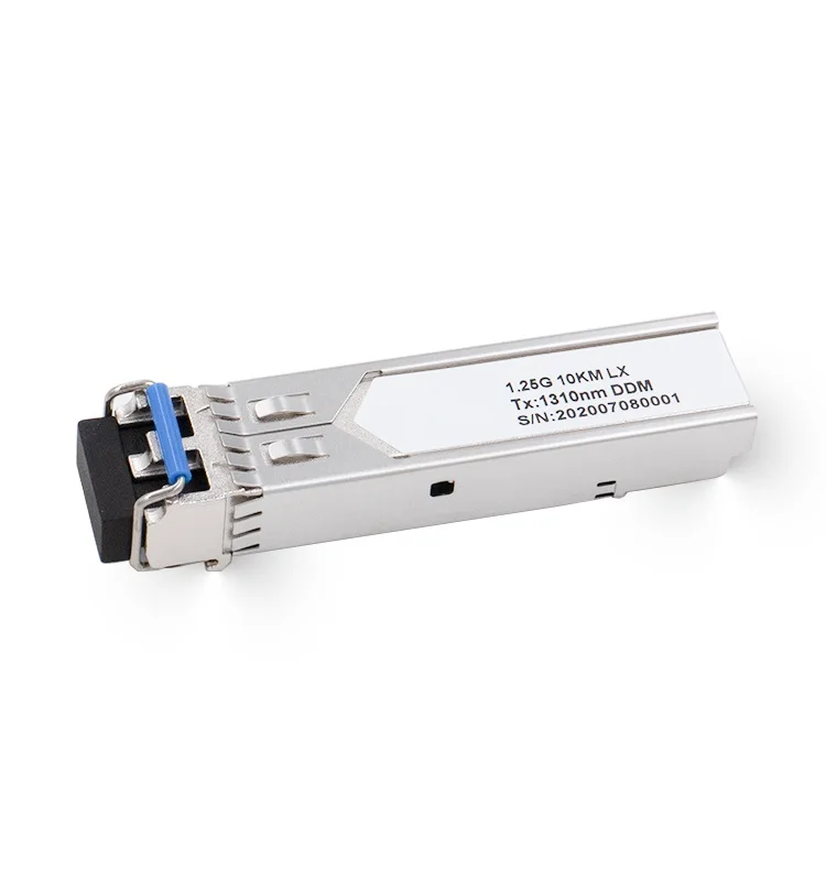 1.25G SFP 1310nm LC 10KM Transceiver Optical Module Single Mode Dual Fiber Compatible with Huawei Cisco Brocade Dell Intel