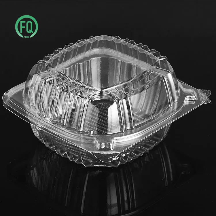 Good Quality Clear Snap Locked Container Bops Transparent Plastic Fast Food Packaging Takeaway Box