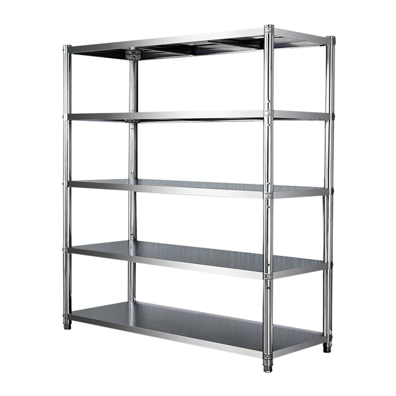 High Quality Industrial Stainless Steel Storage Shelves Rack Kitchen Heavy Duty Rack Stacking Racks Shelves For Restaurant