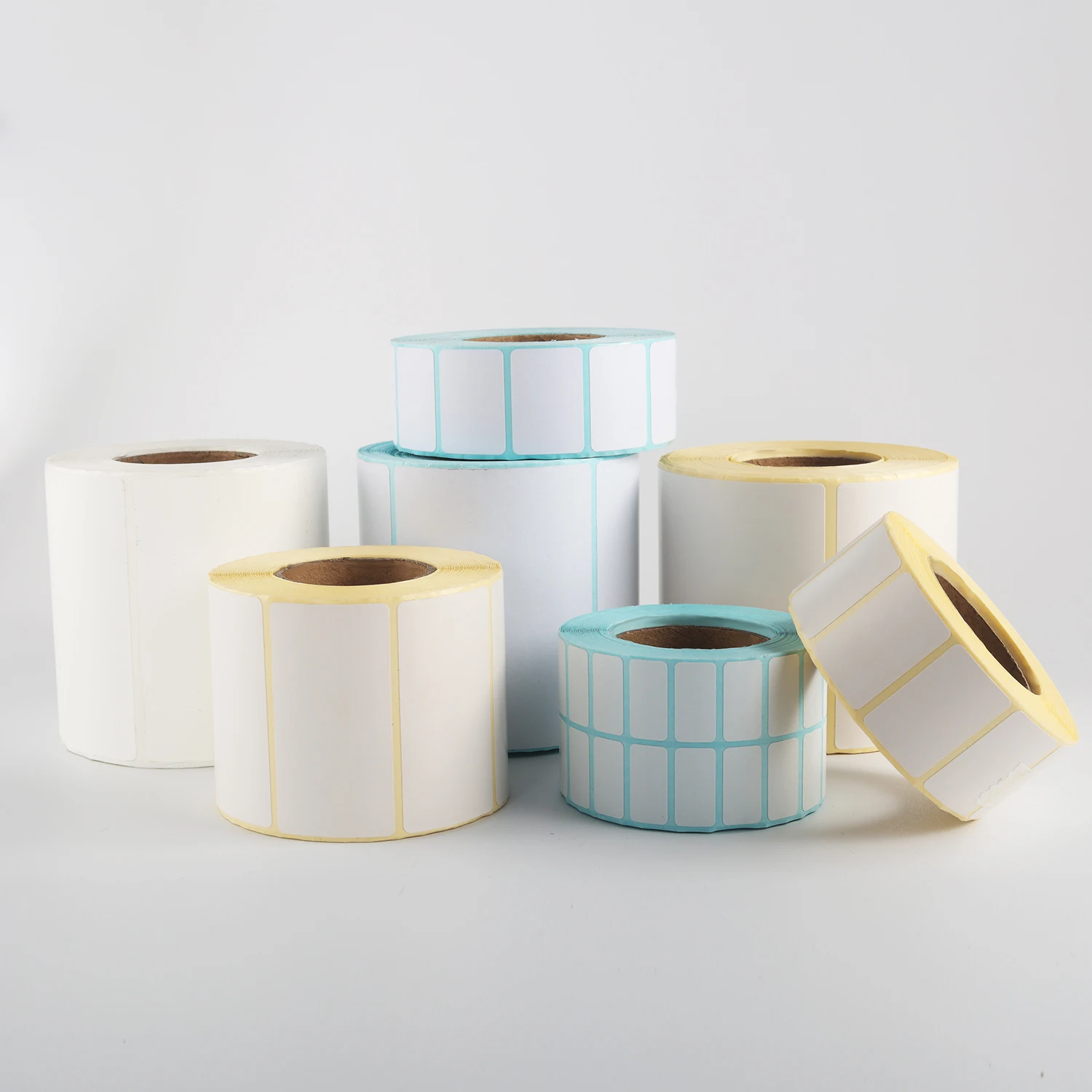 Sticker Maker Custom 4x6x500 Thermal Label Fanfold Sticker Label Packaging Label Paper For Shipping