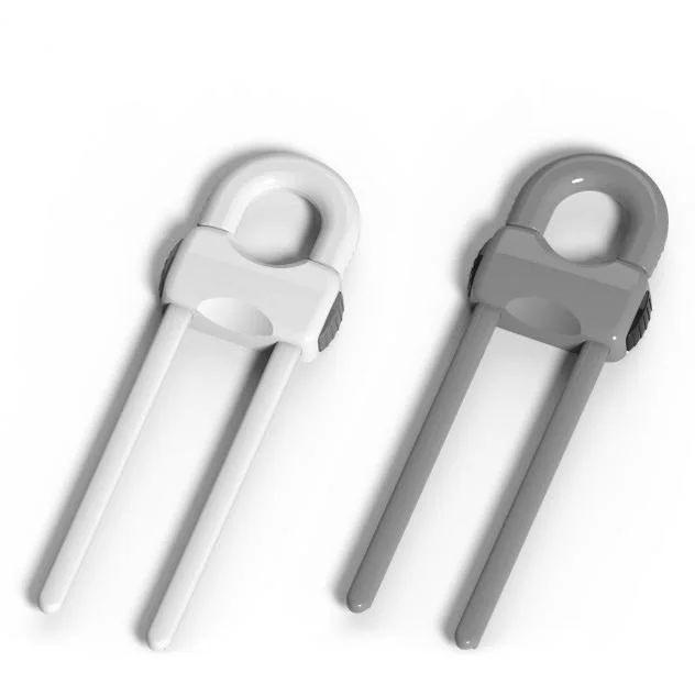 Adjustable U Shaped Baby Safety Latches for Drawers, Fridge, Closet |Modern Baby Proofing Cabinet Lock with Extra Secure Lock