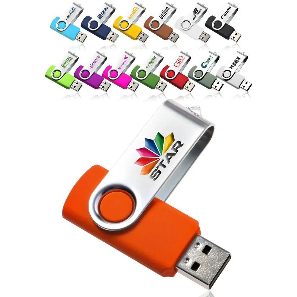 Free Logo Printing Custom USB Stick Pendrive 1GB 2GB 4GB 8GB 16GB 2.0 USB Flash Drive