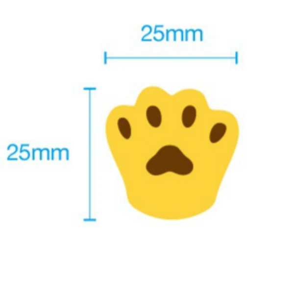 25mm Vaccine Sticker Claw Shape Adhesive Bandage Wound Plaster Band-Aid