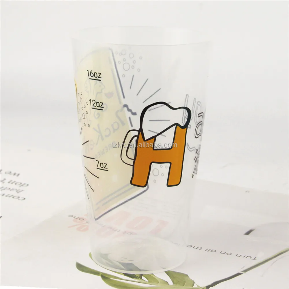 600ml Reusable Water Cups PP Drinking Glasses, 20 Oz Portable Polypropylene Cup