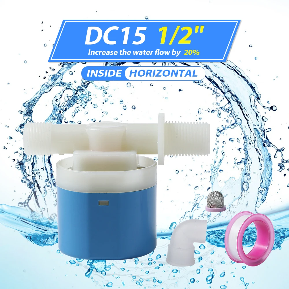 1/2 Inch Household Water Tower Mini Plastic Water Tank Floating Ball Valve