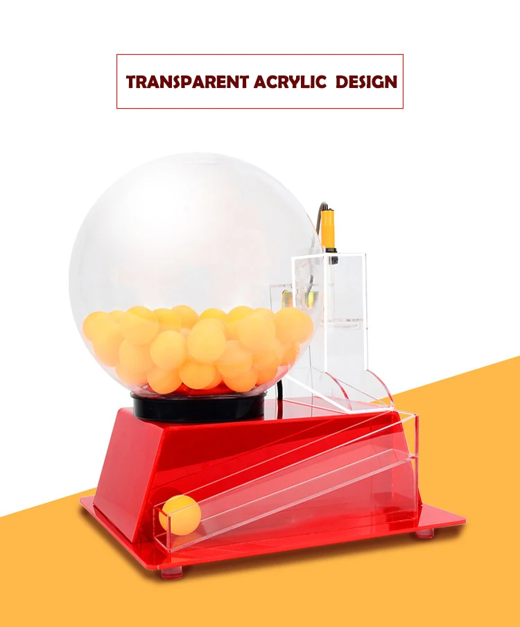 Automatic Electronic Lucky Bingo Lottery Game Machine Draw Electronic Lottery Automatic Lucky Box