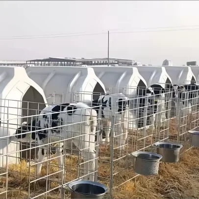 Животноводческая ферма оборудование для телят домик