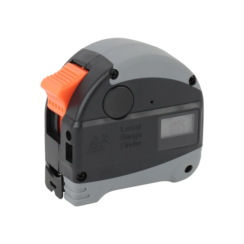 2 in 1 Digital Tape Measure 131FT  Laser Distance Meter with Digital Display self-locking device Rechargeable  Measurement Tool