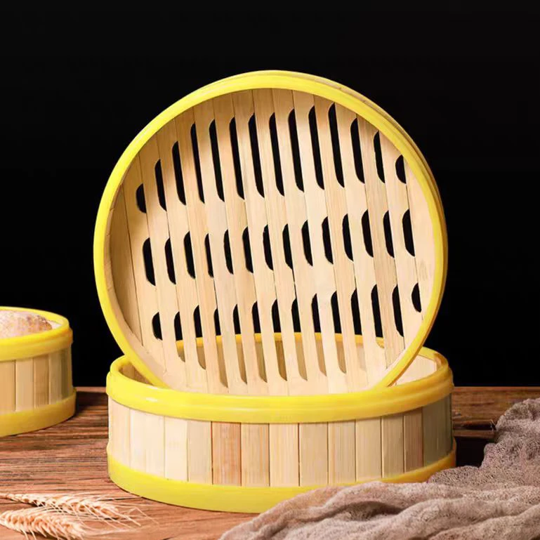 2024 hot sales Best Price Of Dim Sum&rice Basket 8 10 Inch Baskets bamboo Handle Wood Beef Steamer