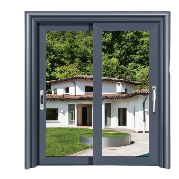 LEDOW High Quality Modern Aluminum Alloy Steel Lift Slide Entry Door PVC Fiberglass Screen Hot Sale in North America Market