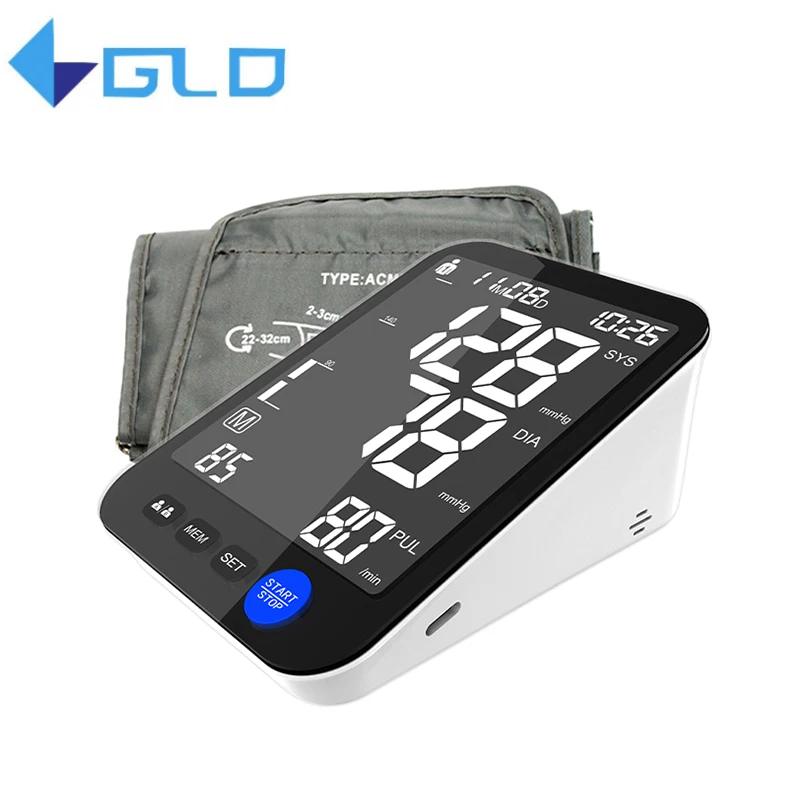 Healthcare Electric Digital LCD Backlight Upper Arm Blood Pressure Monitor