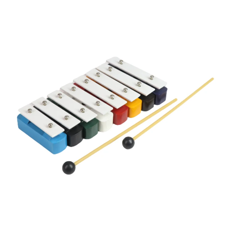 Selling Mini Wooden Rainbow Xylophone Toys Hot Selling Kids Hand Knocking Musical Instrument Educational Toys