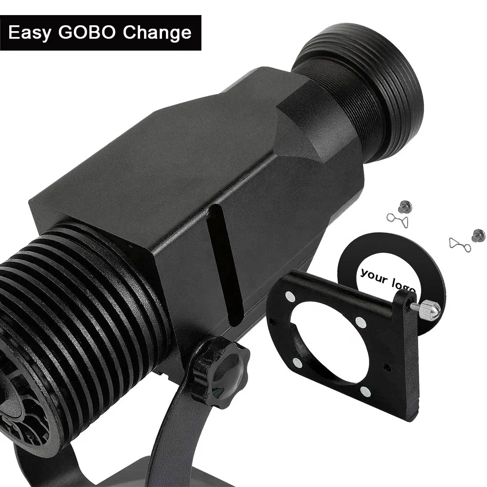 
Waterproof Outdoor IP65 15W Advertising Rotating LED Gobo Logo Projector With cheap Price 