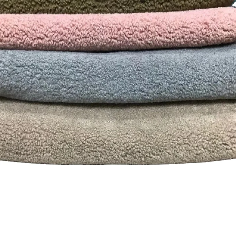 New high-quality synthetic wool Polyester fabric for shoe linings