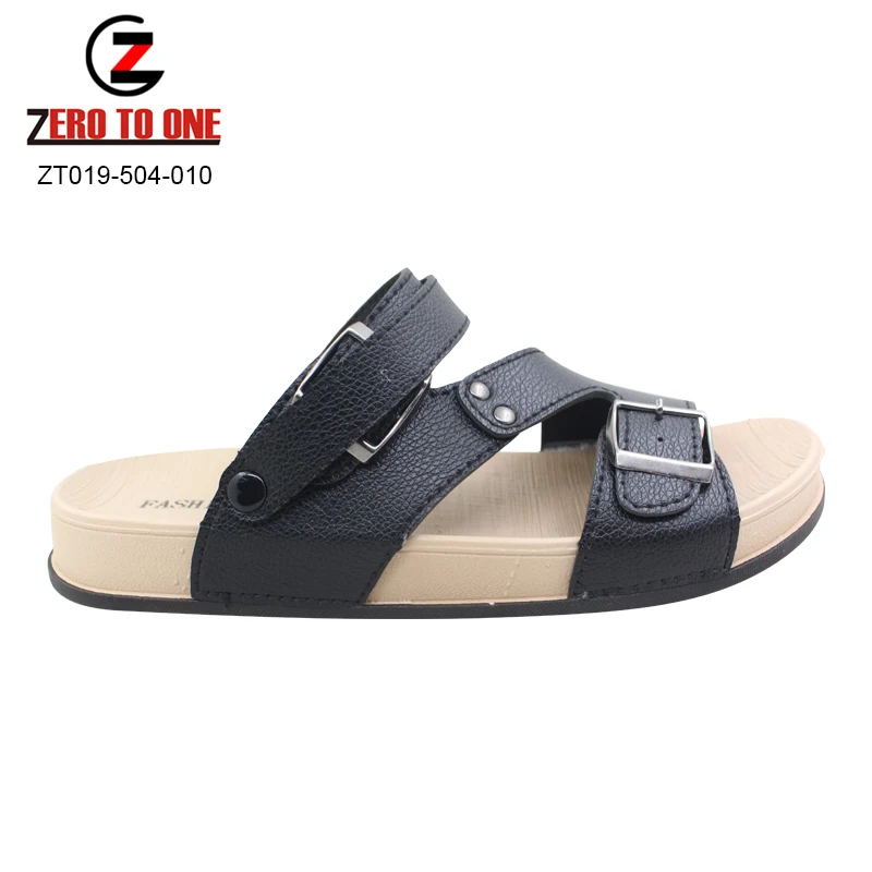 High Quality Durable Slippers Leather Sandals For Man