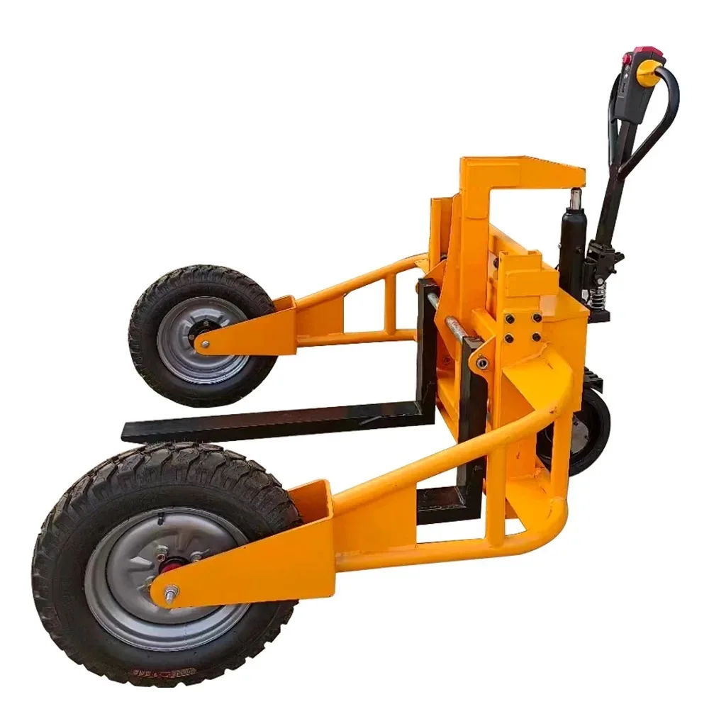 Full Electric Off-road all terrain pallet truck 1ton 2ton Moving Hydraulic Jack Pallet Stacker