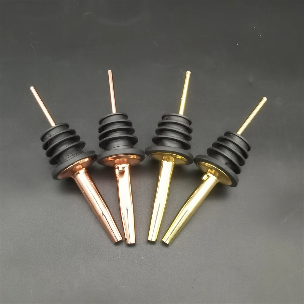 Cheap rose gold portable custom metal stainless steel speed liquid wine bottle oil aerator decanter stopper pourer dispenser