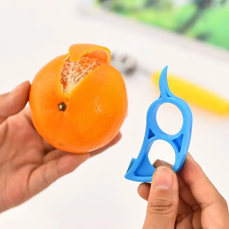 Пластиковый оранжевые, ножи для очистки от Lemon грейпфрут Фрукты Тесак нож резак кухонные гаджеты наугад 7,4x3,4 см 1 шт.