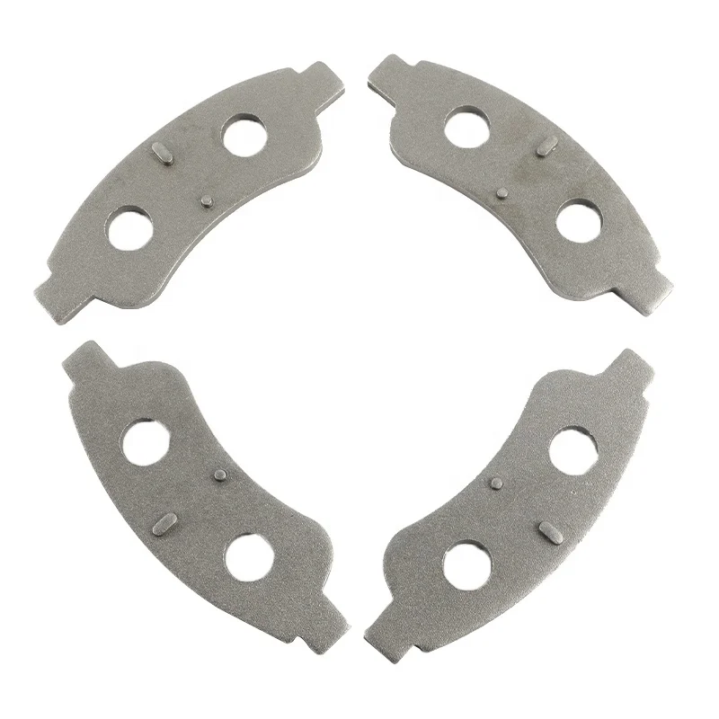 Deluxe brand brake pads manufacturer great quality flatness brake pads backing plate