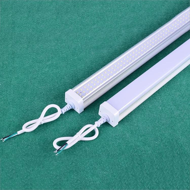 18w/30w/45w/60w Aluminum Housing IP55 Led Tube Triproof Light With Emergency Dimmable