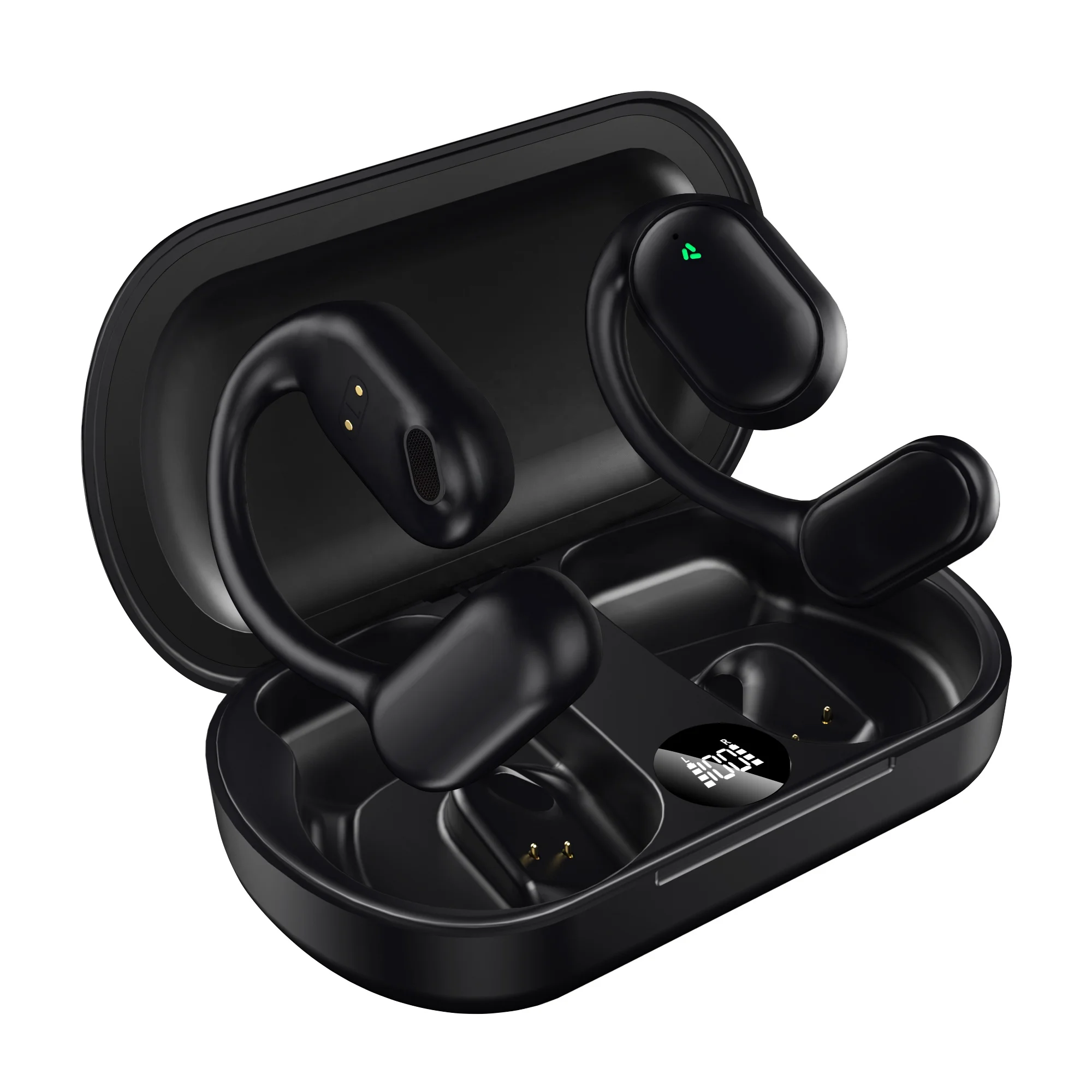 2023 Newest Bone Conduction Ear Hook XG33 Bt 5.2 TWS OWS Wireless Sports Earphone With Power Bank For Smart Phones