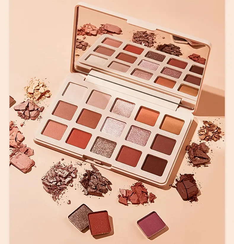 Косметика на заказ футляр для теней высокопигментированная палитра век частная маркировка