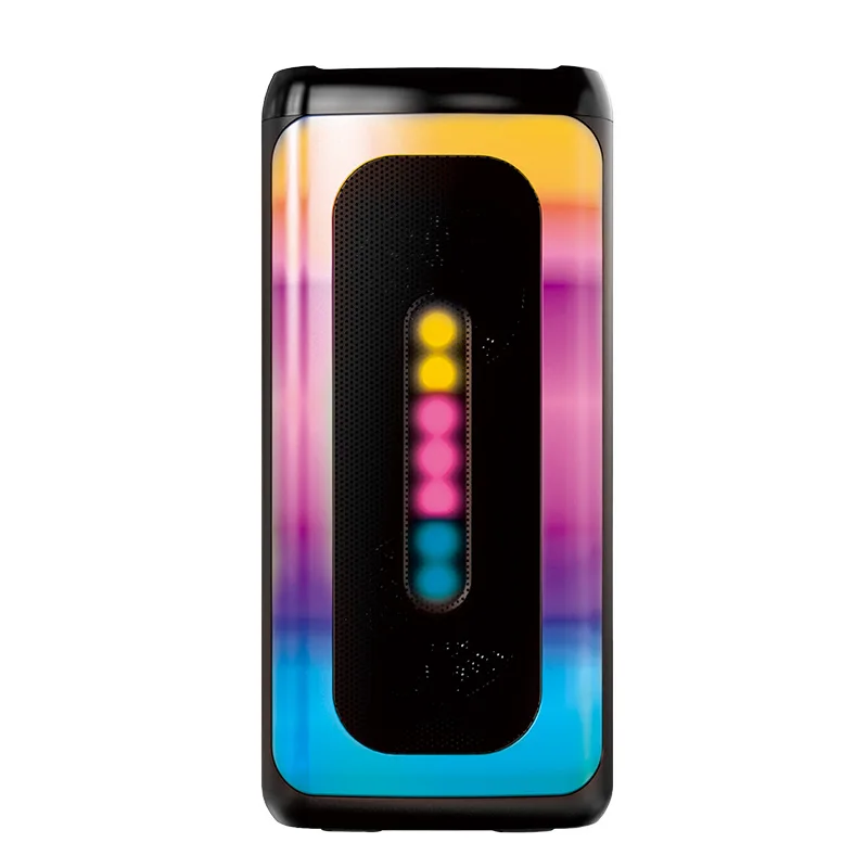 MODORWY  New Product  RGB light Microphone TWS TF USB FM AUX ABS+PP+iron Speaker for Outdoor/Indoor Activities DJ speaker