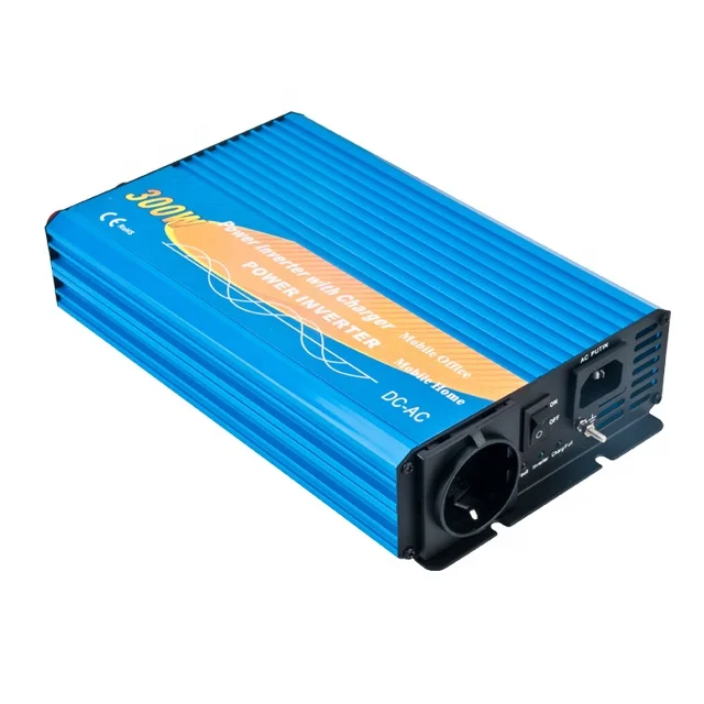 Portable UPS Inverter 12v 220v 300w Inverter FANS CE Single DC/AC Inverters 201 - 300w 90% 50/60hz Blue/black Kosunpower KSC300P