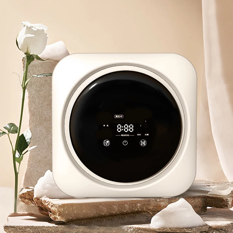 New Mini Front Loading Washing Machine With Hot Heating And Drying All-in-one Washer