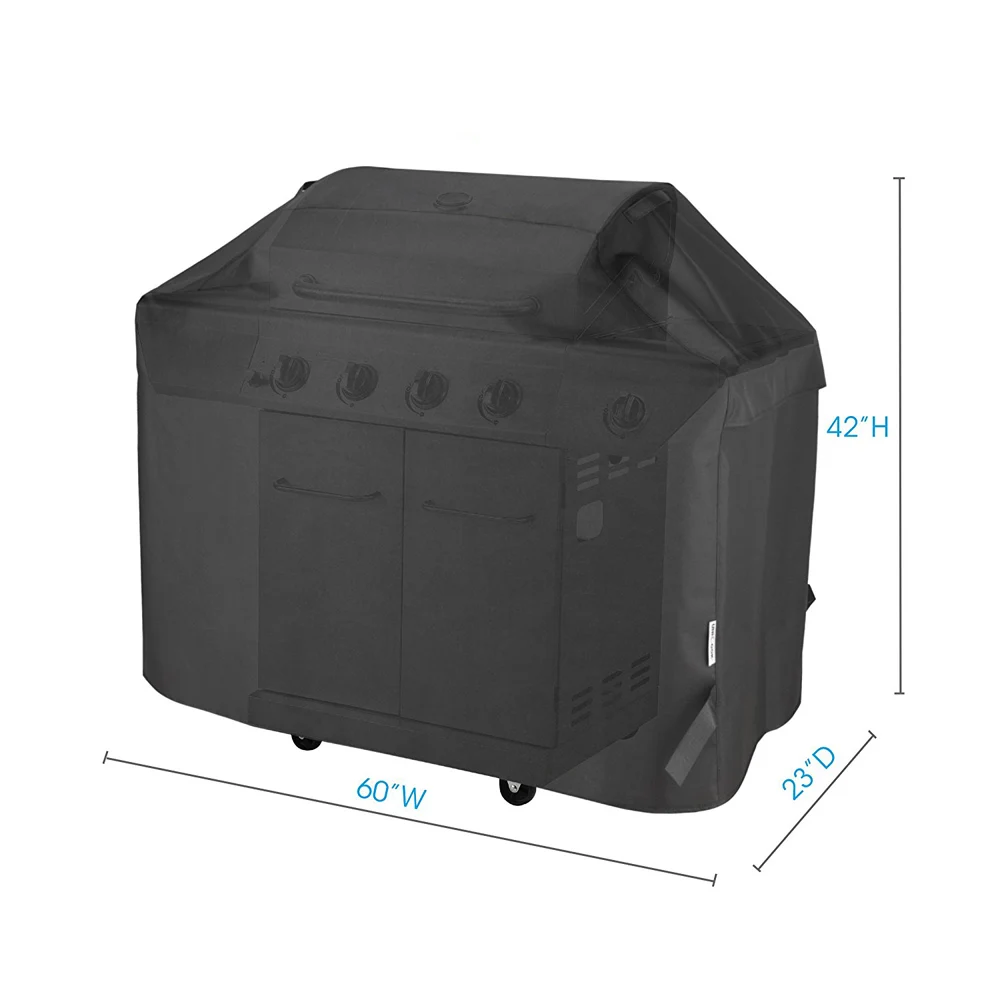 Чехол для барбекю водонепроницаемый и сверхпрочный чехол для барбекю подходит для Brinkmann и т. д. Рип-доказательство, УФ-и водонепроницаемость