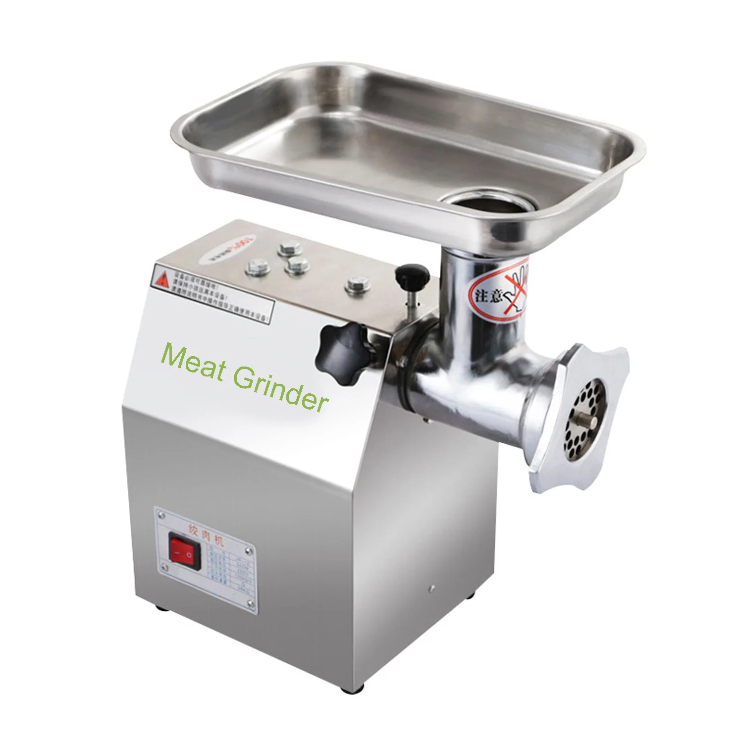 
semi-automatic meat grinder electric meat grinder meat mincer with stainless steel housing 