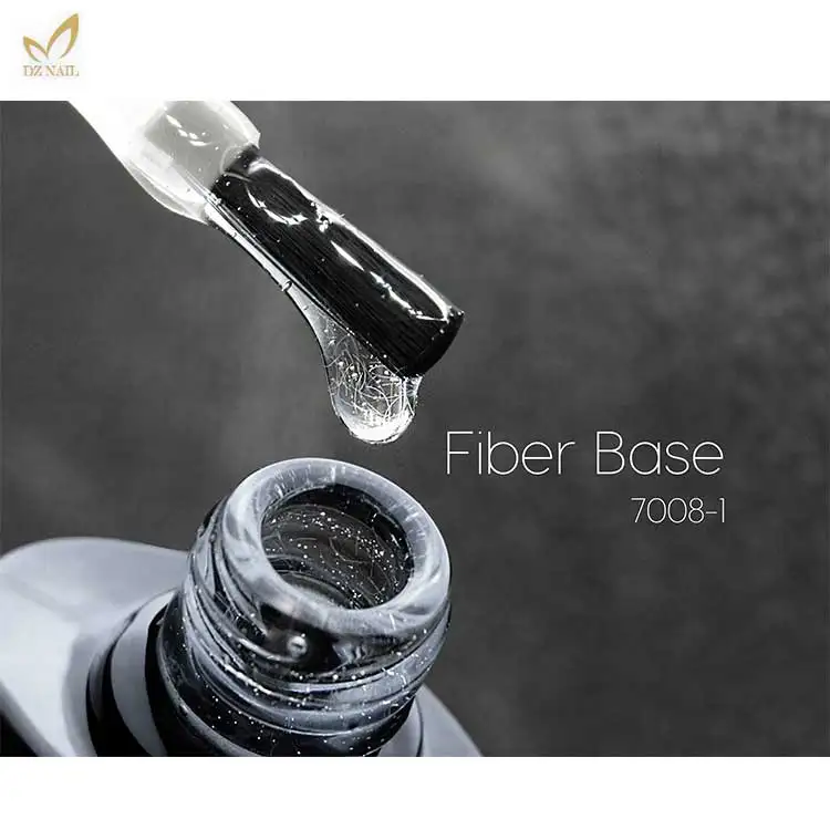 Private label peel off nail polish suspension rubber base coat clear fiber base uv gel nail