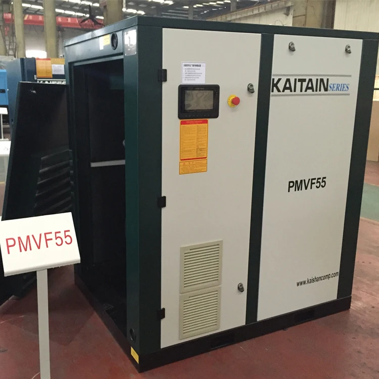 blowing machine high pressure inverter screw two stage air compressor