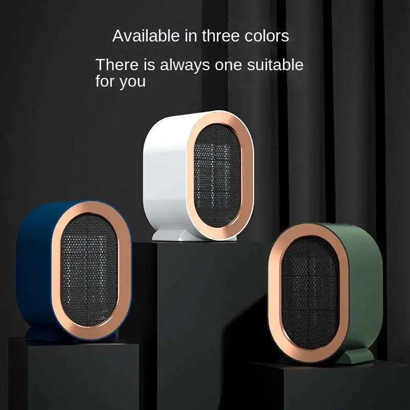 Electric Heaters Fan 1200W PTC Ceramic Heat 2-Speed Mini Low-Noise Household Desktop Space Heaters Electric Heater