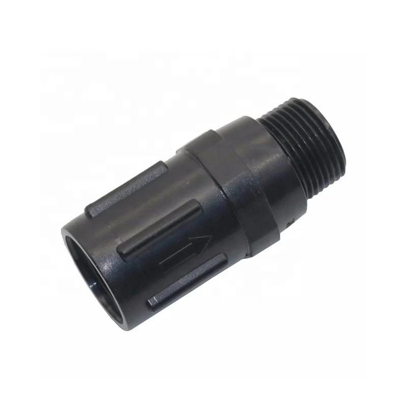 3/4' Female thread pressure regulator in drip irrigation system