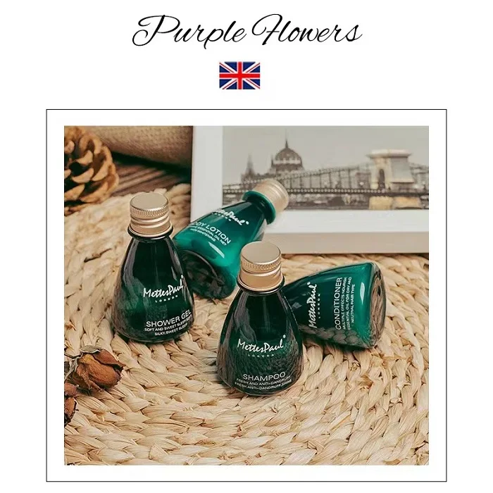 Hospitality supply bathroom accessory sets hotel shower gel hotel shampoo and conditioner