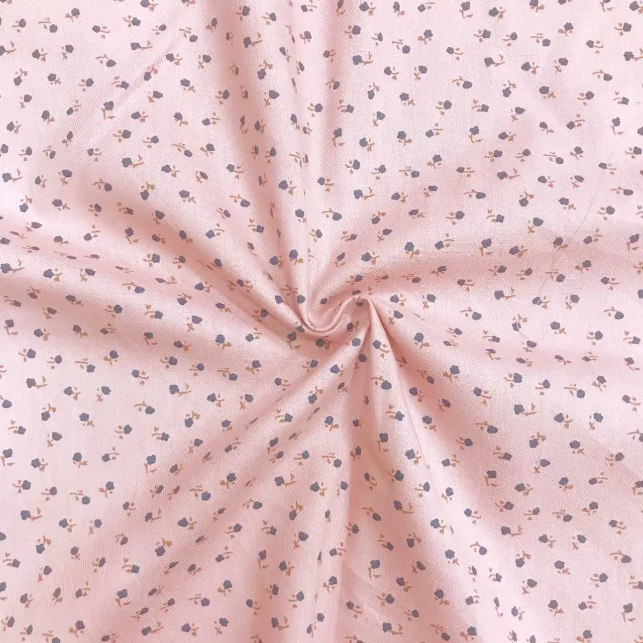 Fashion floral dresses cloth best price cotton printed fabric with double sided oblique bottoming liberty twill fabric