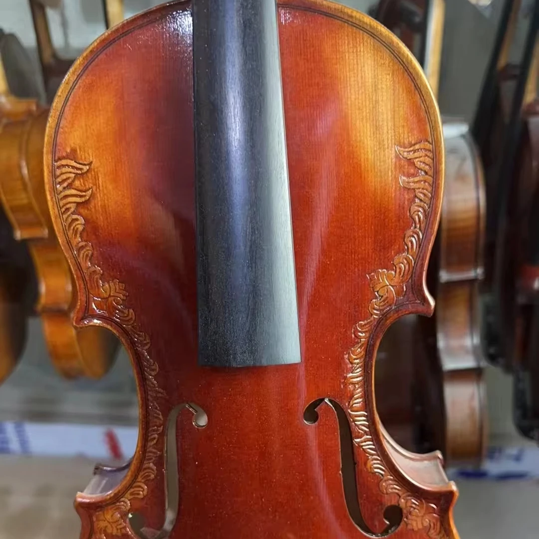 Hand Carving Solid Wood Violin
