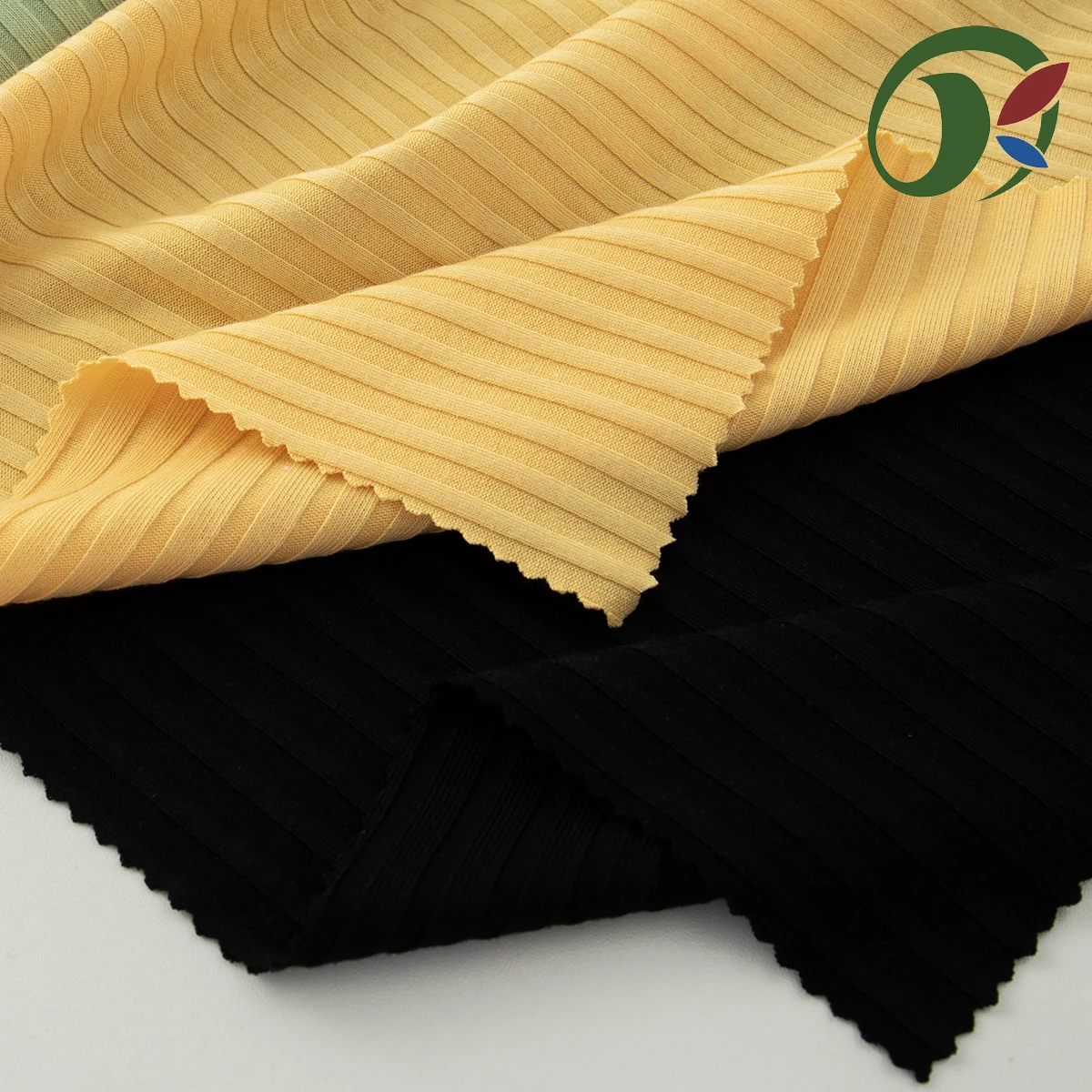 Wholesale customized high-quality 7 * 6 4-way stretch 96% polyester 4% spandex ribbed knitted fabric