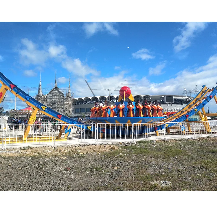 High Quality Customized Fun Fair Theme Park Adult Amusement Park Thrill Disko Saucer Mega Disco Flying UFO Rides